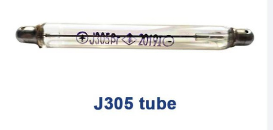 J305 Geiger Muller Tube Glass Geiger Counter Tube สำหรับเครื่องวัดปริมาตรส่วนบุคคล